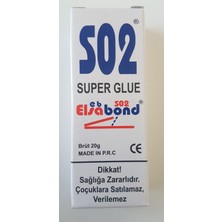 Elsa Bond Japon Yapıştırıcı (502 Süper Glue) Genel Amaçlı Hızlı Yapıştırıcı