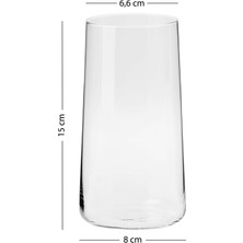 Rakle Dragonfly 4'lü Meşrubat Bardağı - Renkli - 520 ml