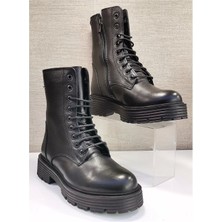 Castle Black CB-23820-1 Kadın Deri Postal Bot