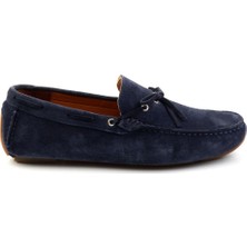 Bambi Lacivert Leather Erkek Loafer Ayakkabı E01547070102