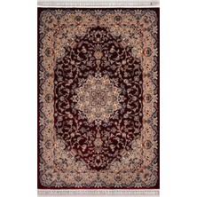 Royal Halı Jasmin IJ04A Yumuşak Dokulu Etnik ve Geleneksel Motifli 120 Tarak Ipek Halı