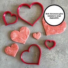 Kalp Şeklinde 4&#39;lü Kalıp KA0000023, One Size