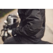 GMS Fıftysıx.7 Black Yazlık Fileli Korumalı Motosiklet Montu Erkek