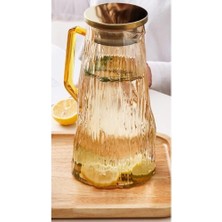 Çelik Kapaklı Cam Sürahi 1800 ml