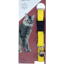 Ozcmax Elastik Ayarlanabilir Çıngıraklı Kedi Tassması