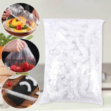 Ozcmax 100 Adet Lastikli Tazeliği Koruyan Tencere ve Tabak Bonesi Esnek Strech Kapak