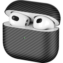 Mobify Apple Airpods 3. Nesil Airbag 43 600D Karbon Fiber Kulaklık Kılıfı