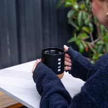 Blak Coffee Co. Termal Kapaklı Mantar Taban Seramik Kupa - 330 Ml.