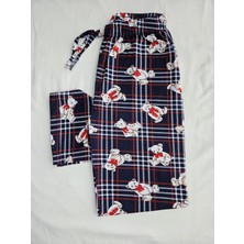 Moda Lacivert Ayıcıklı Pijama Altı