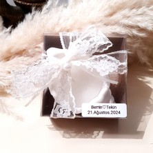 Deniz Kabuğu Mumluk - Düğün, Nikah, Nişan, Doğumgünü ve Söz Hediyeliği 10 Adet