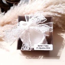 Deniz Kabuğu Mumluk - Düğün, Nikah, Nişan, Doğumgünü ve Söz Hediyeliği 10 Adet