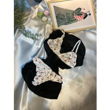 Beyz Dress Kalpli Beyaz Sütyen Takım
