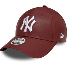New Era New York Yankees Kadın Bordo Deri 60595395