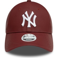 New Era New York Yankees Kadın Bordo Deri 60595395