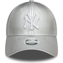 New Era New York Yankees Kadın Met Denim Gümüş 60595374 Şapka