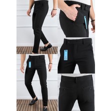 Classics Men Erkek Düz Kesim Kaliteli Esnek Likralı Bilek Boy Kumaş PANTOLON-7202