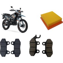 Rks Cross Xvr 250 Bakım Seti Ön-Arka Balata ve Hava Filtresi