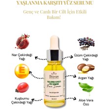 Yaşlanma Karşıtı Yüz Serumu %100 Saf ve Doğal İçerikli 20 ml.