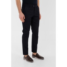 Uki Lacivert Slim Fit Chino Pantolon