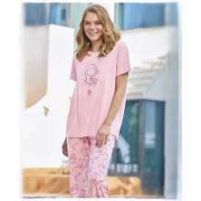 Aydoğan 240143 Bayan Kısa Kollu Pijama Takım