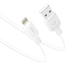 Linktech K449 Lightnıng USB Data/şarj Kablosu 1mt 2.4A Beyaz