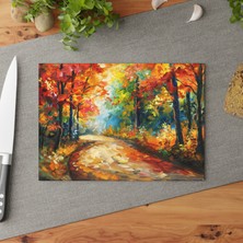 Painted Anarchy Afremov Art Temperli Cam Kesme Tahtası - Şık, Çizilmez