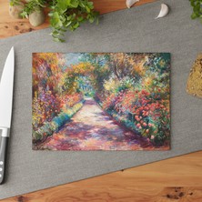 Painted Anarchy Şık Temperli Cam Kesme Tahtası - Kaymaz Yüzey, Çizilmez, Sağlamlık Için Dokulu Yüzey