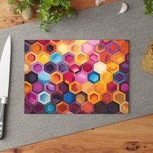 Painted Anarchy Chic Temperli Cam Kesme Tahtası Seti - Şık, Dayanıklı, Kolay Temizlenen