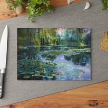 Painted Anarchy French Art Cam Kesme Tahtası - Şık ve Dayanıklı Temperli Cam