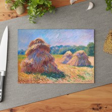 Painted Anarchy Empresyonist Sanattan Esinlenen Temperli Cam Kesme Tahtası Seti - Kaymaz Yüzeyli, Şık ve Dayanıklı