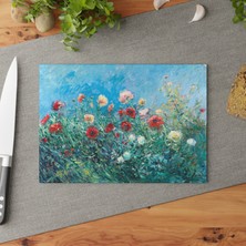 Painted Anarchy Şık Temperli Cam Kesme Tahtası - Kaymaz Yüzey, Çizilmez ve Kolay Temizlenebilir