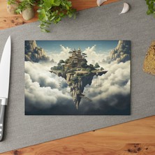 Painted Anarchy Mindful Mutfak Cam Kesme Tahtası Seti - Kolay Temizlik Için Şık ve Çizilmez  Tahta