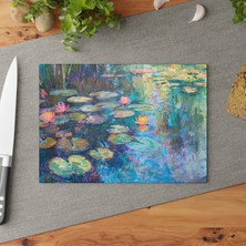 Painted Anarchy Şık Temperli Cam Kesme Tahtası - Kaymaz Yüzey, Çizilmez - Kolay Temizlik Için Ideal