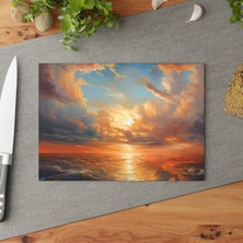 Painted Anarchy Sunshine Cam Kesme Tahtası - Şık ve Çizilmez