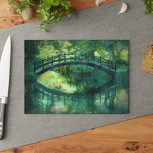 Painted Anarchy Şık Cam Kesme Tahtası - Temperli Cam, Kaymaz Yüzey, Çizilmez - Kolay Temizlenebilir