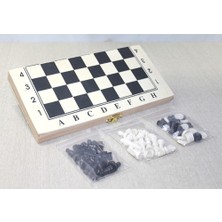 Ttt Ahşap Kutulu Satranç Tavla Seti Model 3