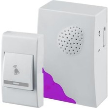 Pilli Uzaktan Kumandalı Zil Seti - Kablosuz Kapı Zili Wireless 36 Melodi