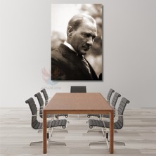 Atatürk Portresi Ev Ofis Tablosu Kanvas Atatürk Tablosu Ofis Hediyesi