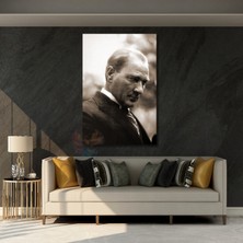 Atatürk Portresi Ev Ofis Tablosu Kanvas Atatürk Tablosu Ofis Hediyesi