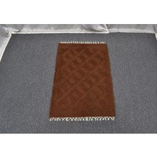 Yeni El Dokuma Tek Renk Tiftik Yün Siirt Battaniyesi Kilim 5783