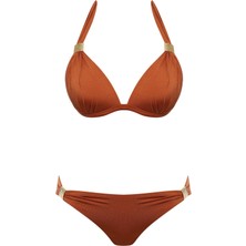 Sailor Moda Aksesuarlı Kaplı Destekli Bikini Takım