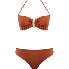 Sailor Moda Aksesuarlı Brezilya Bikini Takım