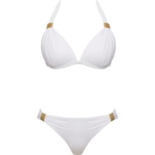 Sailor Moda Aksesuarlı Kaplı Destekli Bikini Takım