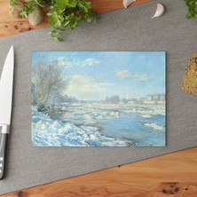 Painted Anarchy Doğadan Esinlenen Temperli Cam Kesme Tahtası - Şık ve Dayanıklı