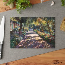 Painted Anarchy Şık Temperli Cam Kesme Tahtası - Kaymaz Yüzey, Çizilmez,  - Şık Mutfaklar Için Ideal