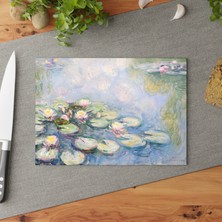 Painted Anarchy French Art Temperli Cam Kesme Tahtası - Şık Tasarım, Kaymaz Yüzey, Çizilmez - Kolay Temizlenebilir