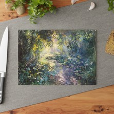 Painted Anarchy Işık ve Gölge Cam Kesme Tahtası - Şık ve Çizilmez