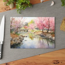 Painted Anarchy Zen Garden Cam Kesme Tahtası - Şık, Çizilmez, Kolay Temizlenen