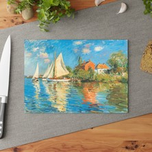 Painted Anarchy Şık Temperli Cam Kesme Tahtası - Kaymaz Yüzey, Çizilmez, Kolay Temizlenebilir