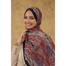 İpekhan Soft Şal Lacivert Somon 3052-10